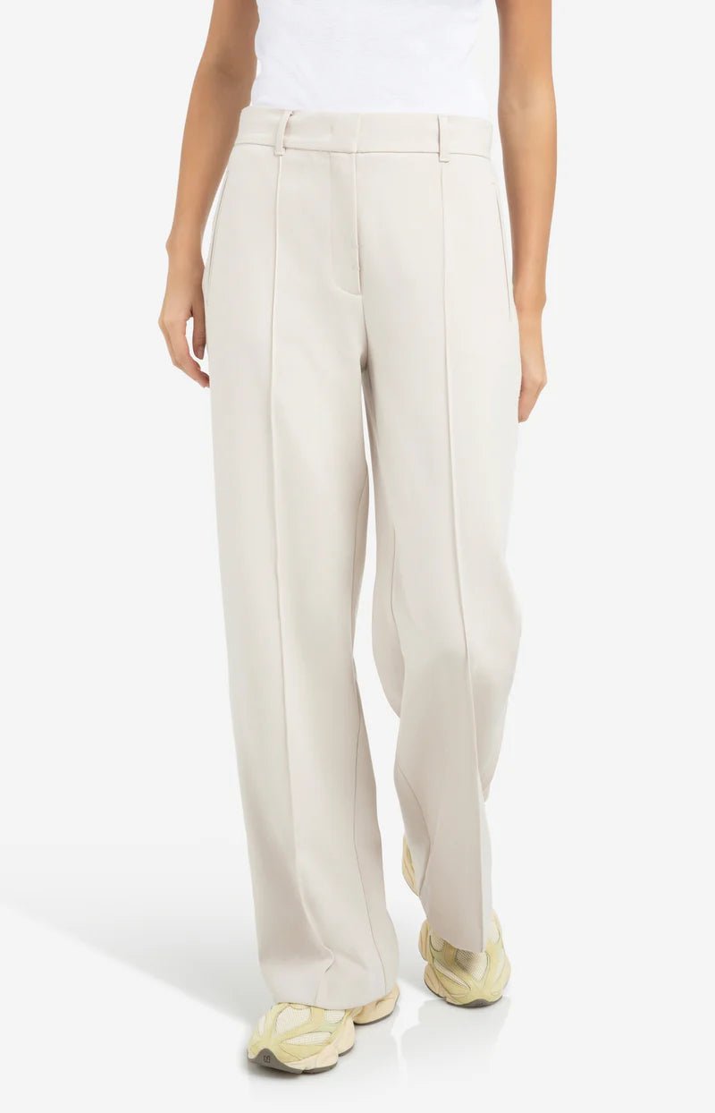 picture of Yaya Woven Wide Leg Trousers - Kit Beige - Number Two - womens - fashion - clothing - Yaya 4