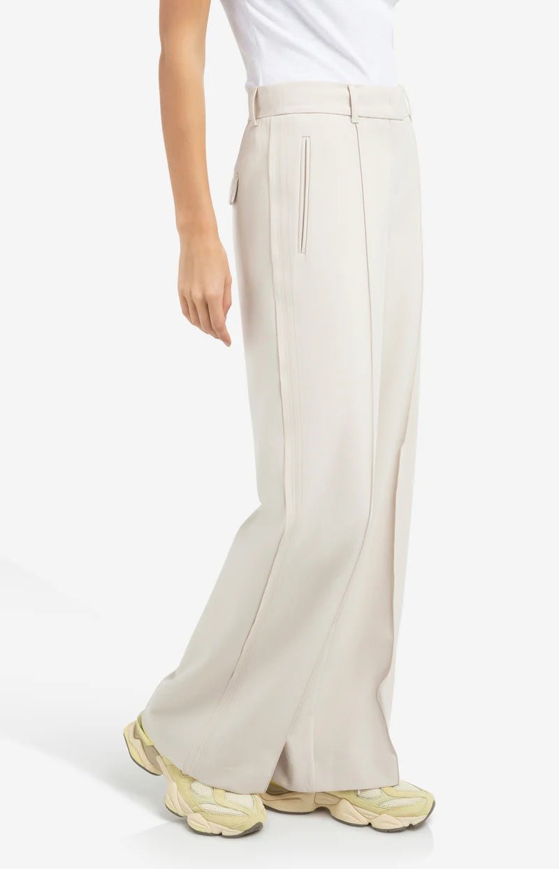 picture of Yaya Woven Wide Leg Trousers - Kit Beige - Number Two - womens - fashion - clothing - Yaya 8