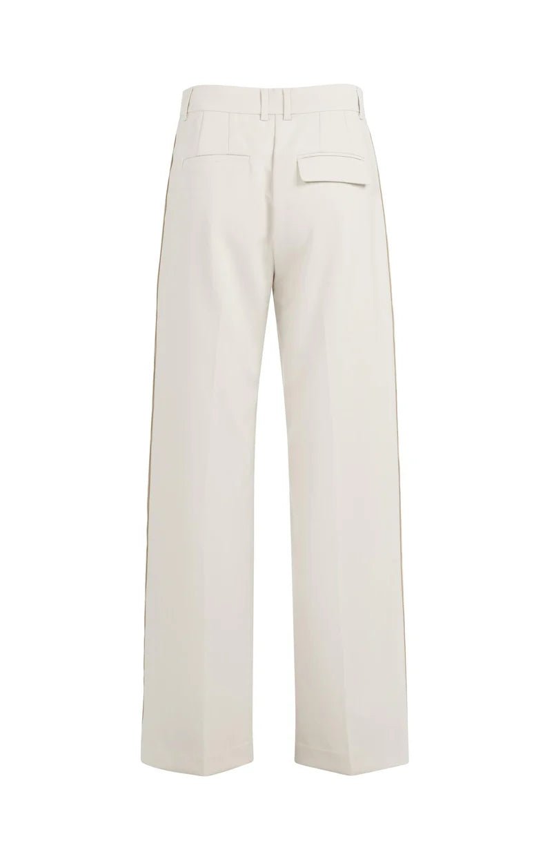 picture of Yaya Woven Wide Leg Trousers - Kit Beige - Number Two - womens - fashion - clothing - Yaya 9