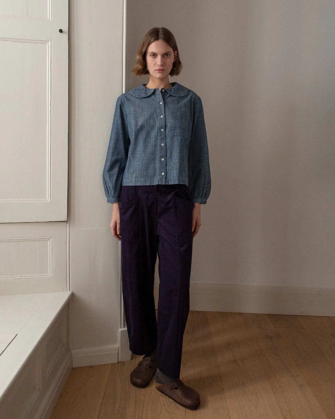picture of Bibico Jolene Casual Shirt - Denim Chambray - Number Two - womens - fashion - clothing - Bibico 2