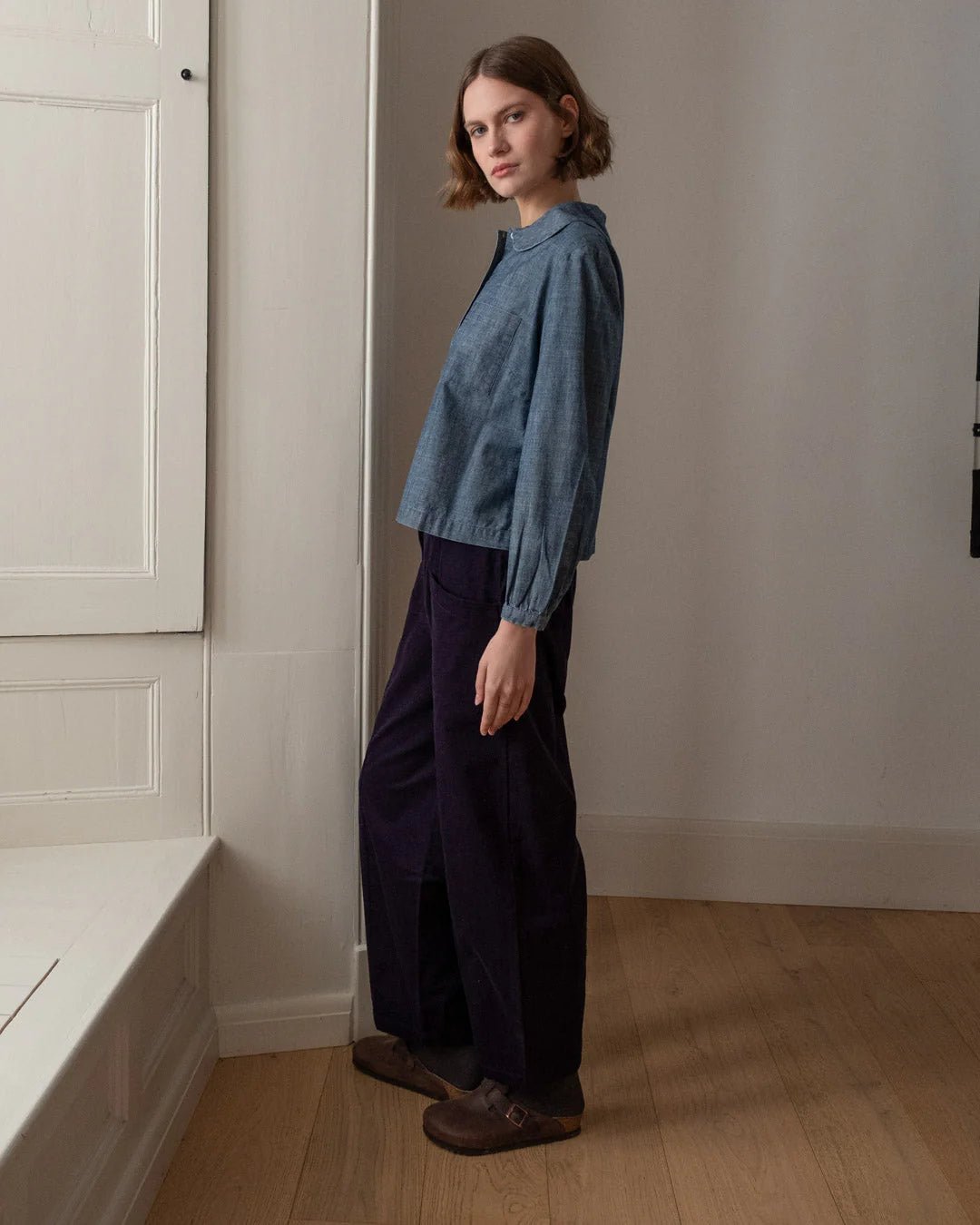 picture of Bibico Jolene Casual Shirt - Denim Chambray - Number Two - womens - fashion - clothing - Bibico 3
