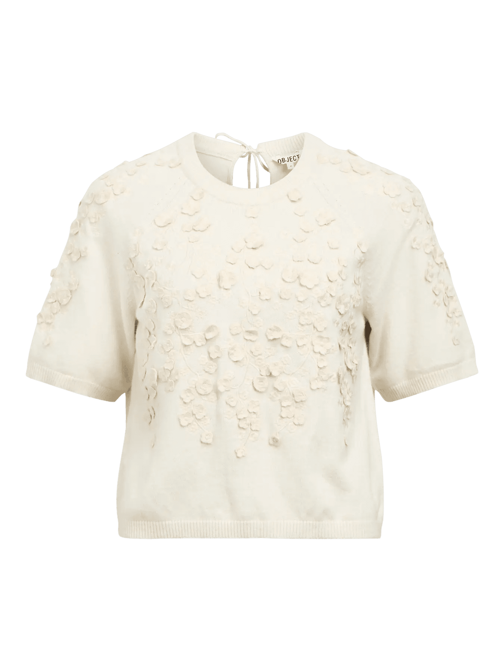 picture of Object Niko Pullover - Birch Melange - Number Two - womens - fashion - clothing - Object 4