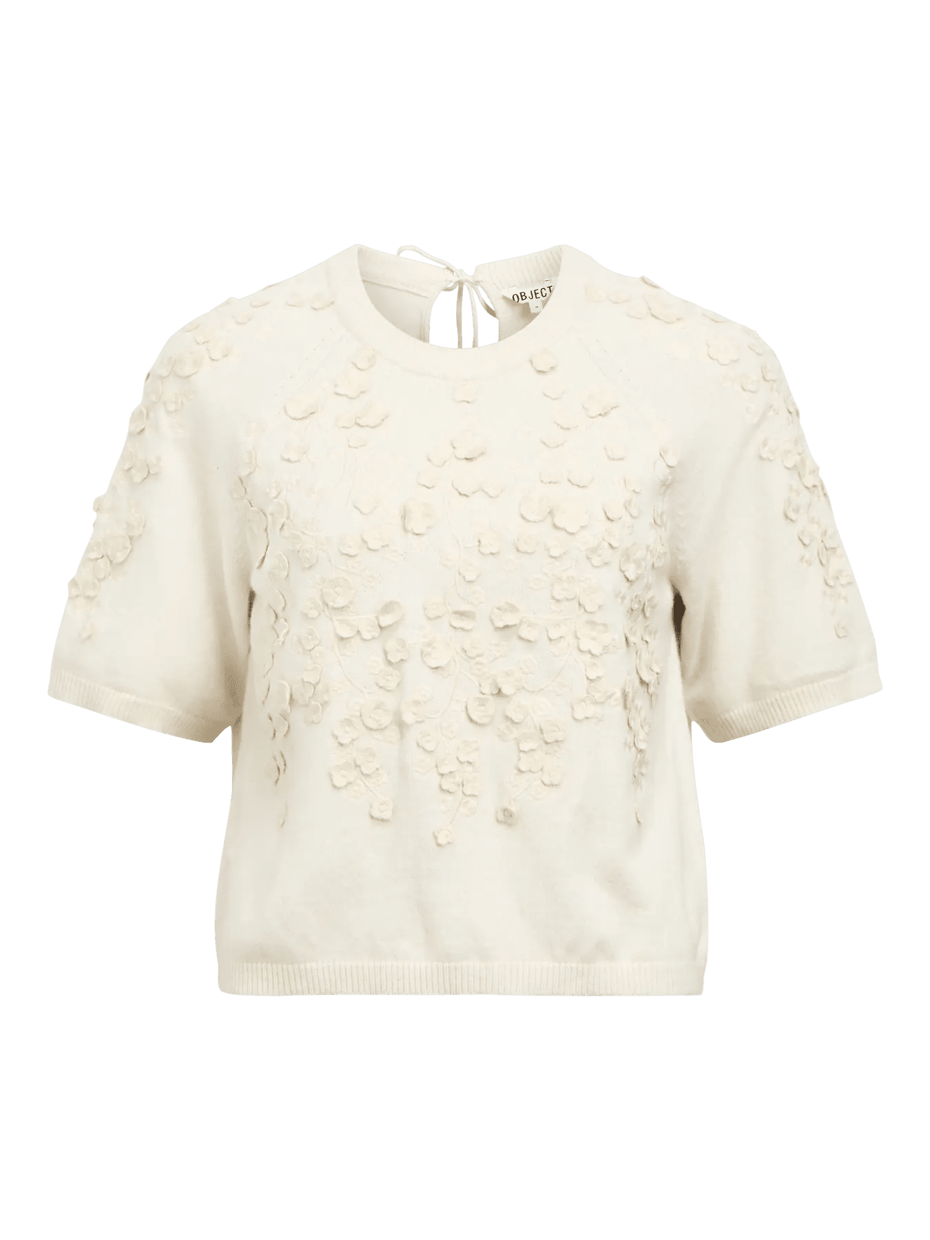picture of Object Niko Pullover - Birch Melange - Number Two - womens - fashion - clothing - Object 4