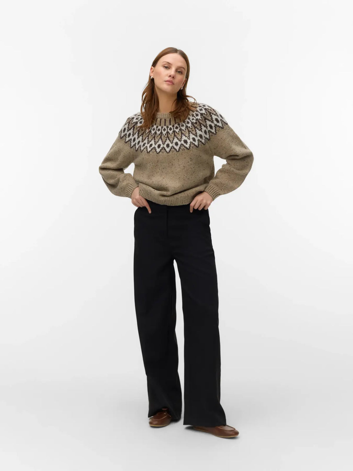 Aware Dove LS Knit Jumper - Coriander/Norwegian