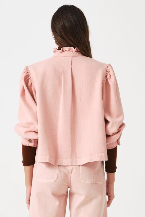 picture of Seventy + Mochi Ziggy Cropped Jacket - Peony Pink - Number Two - womens - fashion - clothing - Seventy + Mochi 7