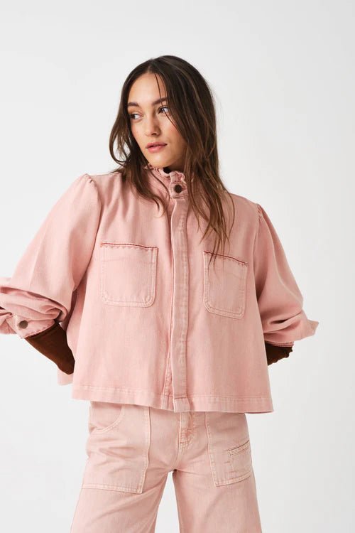 picture of Seventy + Mochi Ziggy Cropped Jacket - Peony Pink - Number Two - womens - fashion - clothing - Seventy + Mochi 6