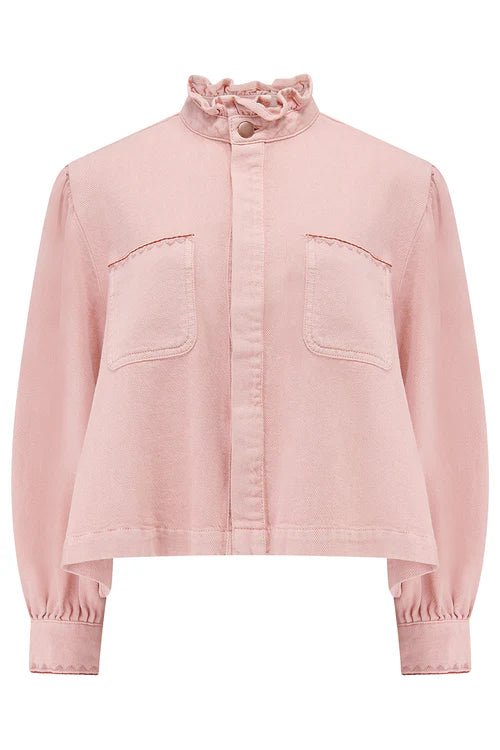 picture of Seventy + Mochi Ziggy Cropped Jacket - Peony Pink - Number Two - womens - fashion - clothing - Seventy + Mochi 2